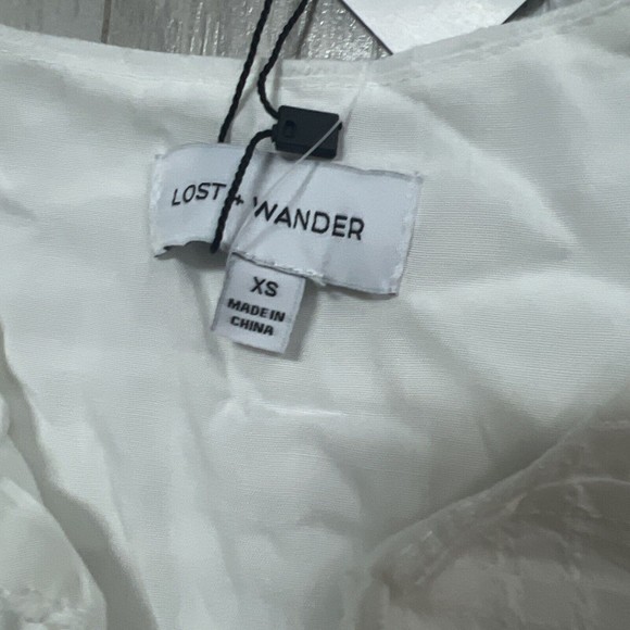NWT Lost + Wander Wandering Free Maxi Dress Women's Size XS White - Picture 6 of 11